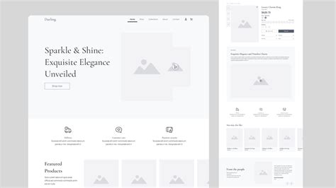 Image result for Website Wireframe Examples