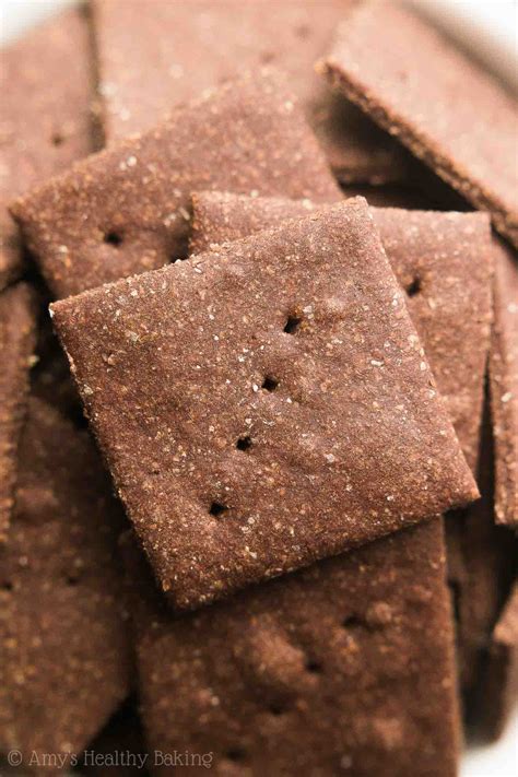 Healthy Chocolate Graham Crackers {With a Step-by-Step Video!} | Amy's ...