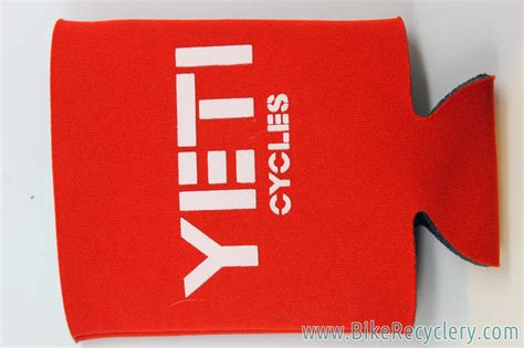 Yeti Cycles Foam Beer Koozie: Red (NEW) - Bike Recyclery