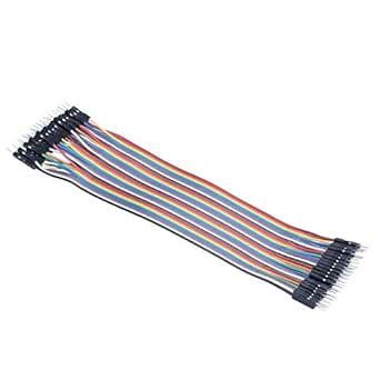 BIG BOOM® 40pcs 20cm 2.54mm Male to Male Breadboard Jumper Wire Cable ...