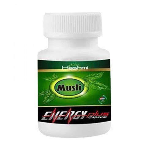 Buy Hashmi MUSLI ENERGY PLUS, 20 Capsules Online : ClickOnCare.com