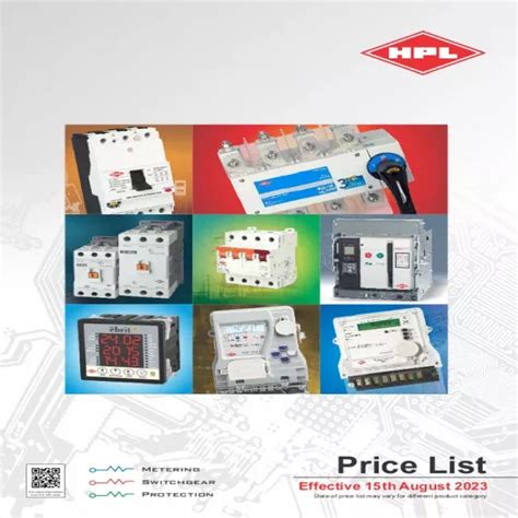 HPL Switchgear Price List & Technical Data Sheet Catalogue |Eleczo.com
