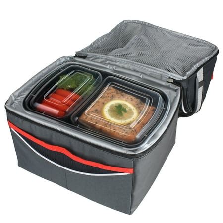 Buy Freshware 150-Pack 2 Compartment Bento Lunch Boxes with Lids ...