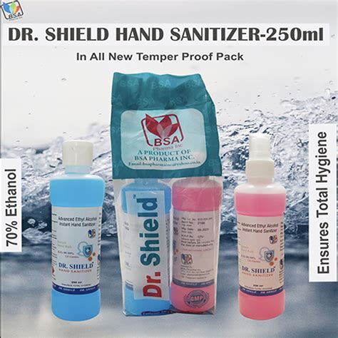 DR SHIELD Hand Sanitizer (250ml) BSA Pharma Inc.