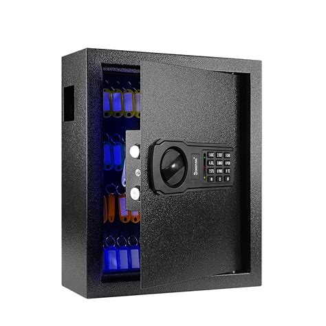 SongYung 83 Keys Cabinet Wall Safe with Sensor Light and Emergency ...