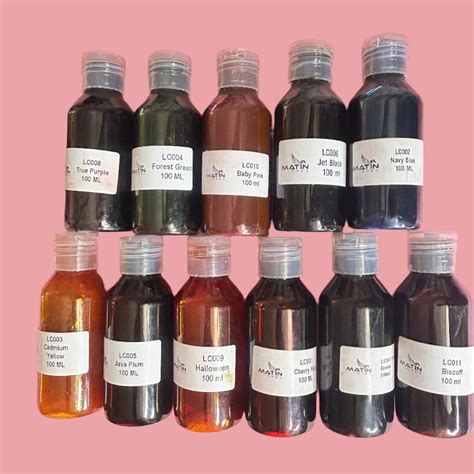 Candle Colors (Liquid), LC001-LC012 – MATIN IMPEX