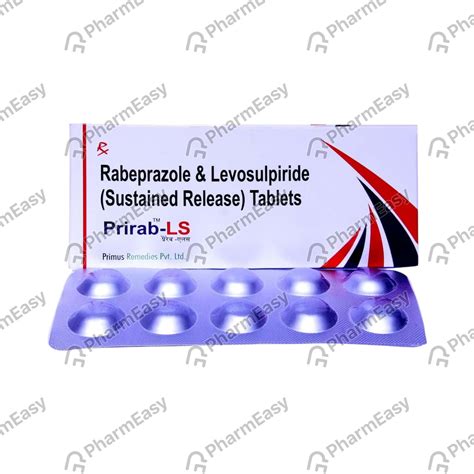 Prirab Ls Strip Of 10 Tablets: Uses, Side Effects, Price & Dosage ...