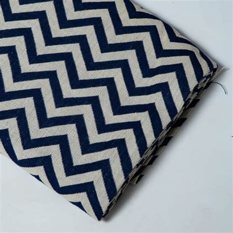Premium Blue Colour Cotton Jacquard Fabric Fabric for Designers ...