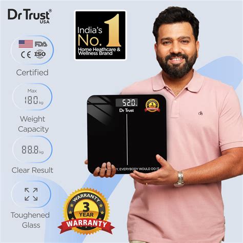 Dr Trust Personal Digital Weight Machine - Electronic Weighing Scales