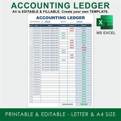 Spreadsheet Ledger Template at Franklin Rosenstein blog