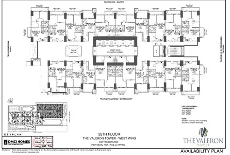 West Wing - 55th Floor - The Valeron Tower | DMCI Homes