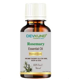 Devkund Organic Rosemary Essential Oil Pure & Natural for Hair Growth ...