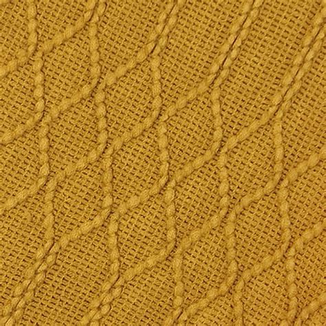 Beverly Mustard Yellow Throw Blanket, 50x60
