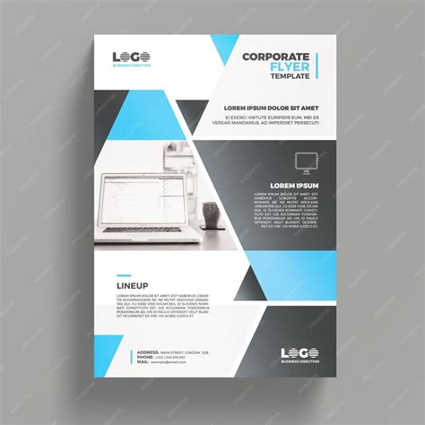 Modern business flyer mockup | Free PSD