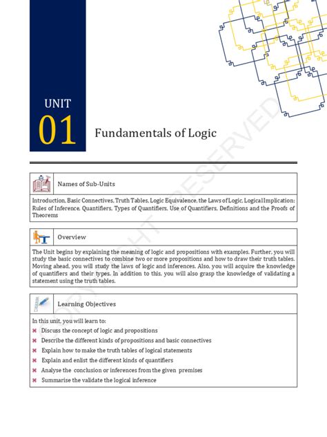 Image result for Mathematical Foundations of Computing Logic Table