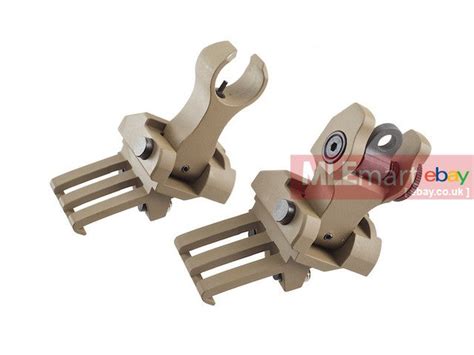 G&P 40 Degree Back-Up Sight (Sand) for Tokyo Marui M4A1 Series ...