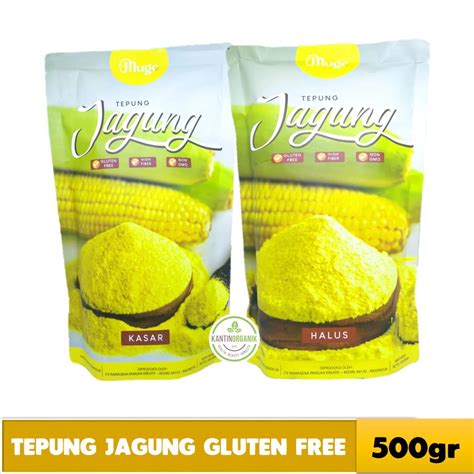 Jual Mugo - Tepung Jagung Halus & Kasar - Polenta Corn Meal Gluten Free ...