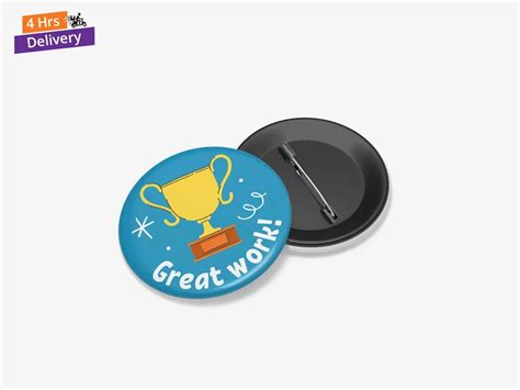 Button Badges - Print Custom Button Badges with Name or Logo Online ...