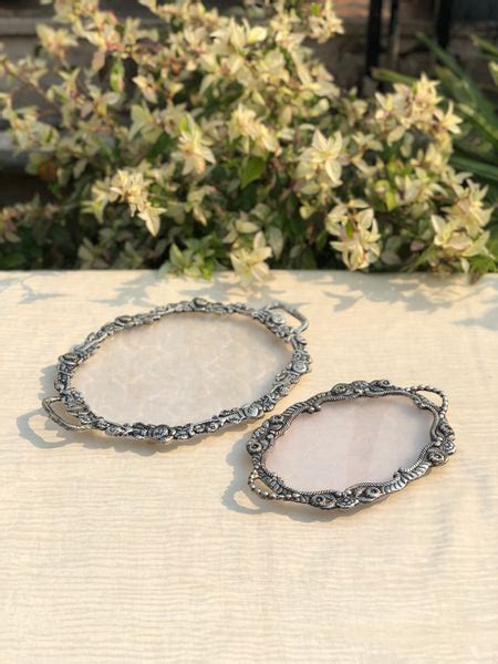 Metal & Fibre Tray- Oval – Barn 14