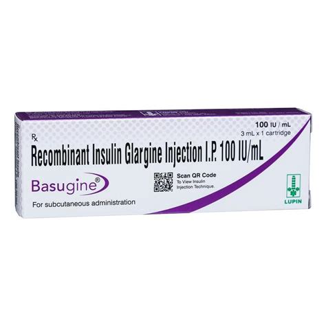 Basugine 100IU - Cartridge of 3 ml Injection : Amazon.in: Health ...