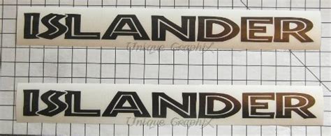 Buy Jeep Wrangler Islander Vinyl Hood Decal Emblem 1 pair Online at ...