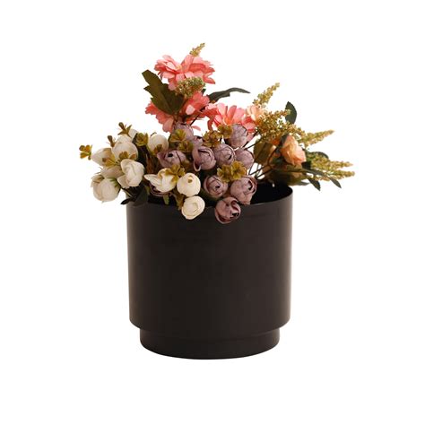 Dew Black Planter (Pack of 1) – HomeShastra