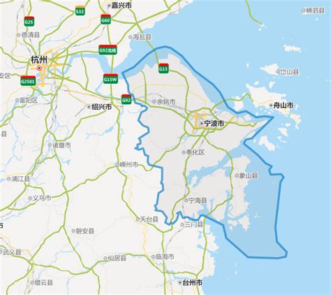 宁波市行政区划地图：宁波市下辖6个区、2个县，代管2个县级市分别是哪些？