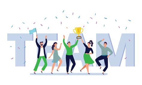 equipo de corporativo personas celebracion. contento oficina ...