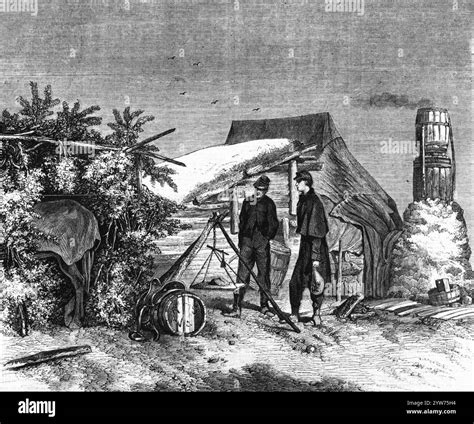 Sketches of Army Life - Weighing out rations USA Civil War Stock Photo ...