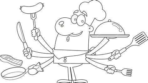 Image result for Multitasking Chef