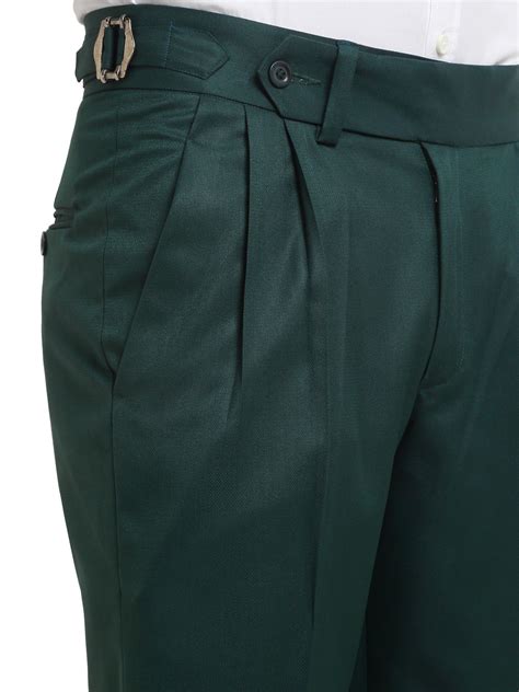 Italian Style Formal Gurkha Pant-BottleGreen – KLOTTHE®