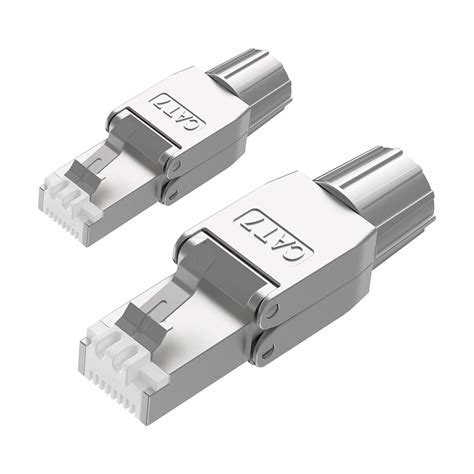 VCELINK Tool Free Shielded RJ45 Connectors for Cat7, Cat6A, India | Ubuy