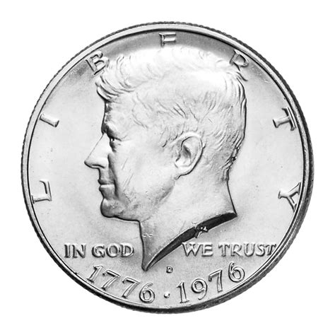 1976-D Kennedy Half Dollar BU Clad - Amber International