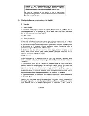 Fillable Online Modles contrats-types-essai.rtf Fax Email Print - pdfFiller