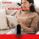 CP PLUS CP-L23 2MP Wi-Fi Doorbell with Wide Angle View, Night Vision ...