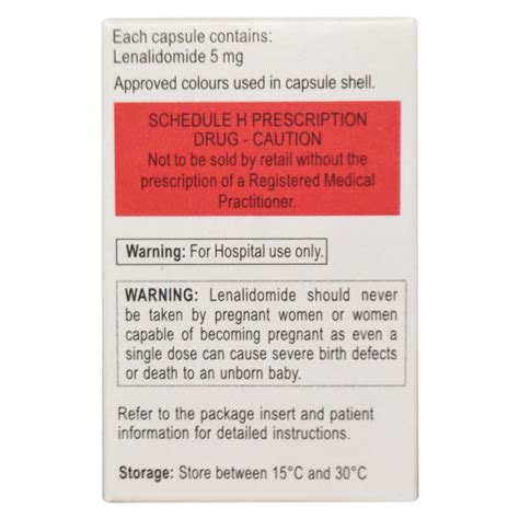 Lenalid 5 Capsule | Uses, Side Effects, Price | Apollo Pharmacy