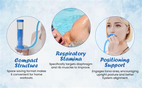 Proberos® Lung Trainer Breathing Exerciser, Adjustable Weighted Core ...