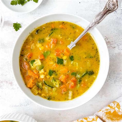 Vegetable Soup without Tomatoes - Through The Fibro Fog