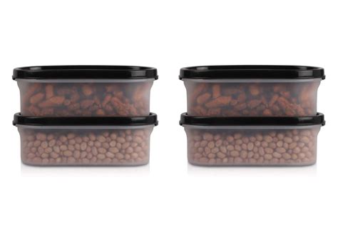 Buy OMORTEX Kitchen Airtight 600 ml Oval Container For Grocery & Snacks ...