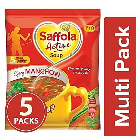Buy Saffola Active Soup - Spicy Manchow Online at Best Price of Rs null ...