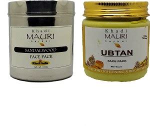 Khadi Mauri Sandalwood Face Pack And Ubtan Face Pack - Price in India ...