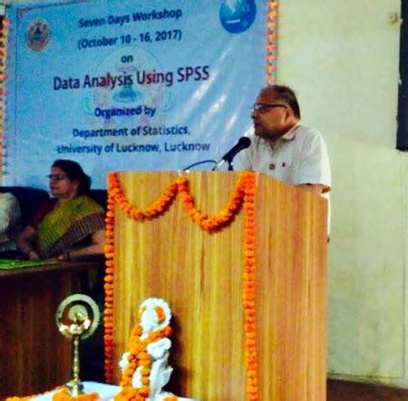 University of Lucknow / Department of Statistics / SPSS