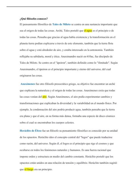 ¿Quiénes fueron esos filósofos? - Spanish Language and Literature ...