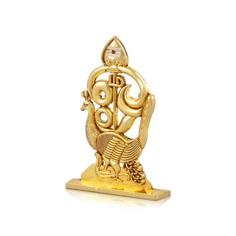 Giri - Om Peacock With Vel Statue | Vel Statue | God Murugan Vel