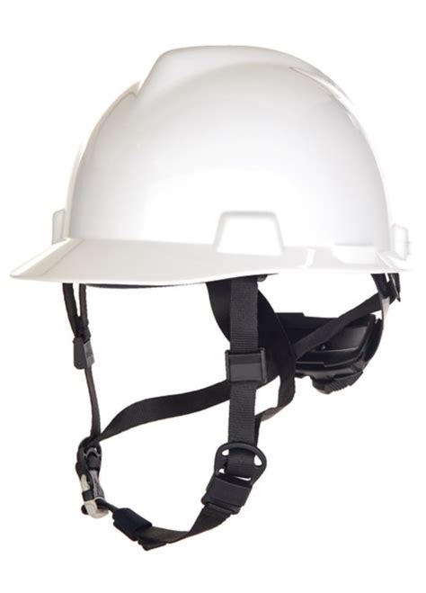 GA90047 MSA Safety | MSA Safety Polyester Webbing Black, Grey Hard Hat ...