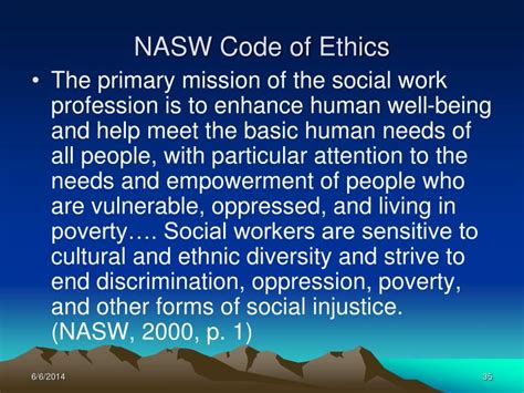 Image result for NASW Code of Ethics Examples