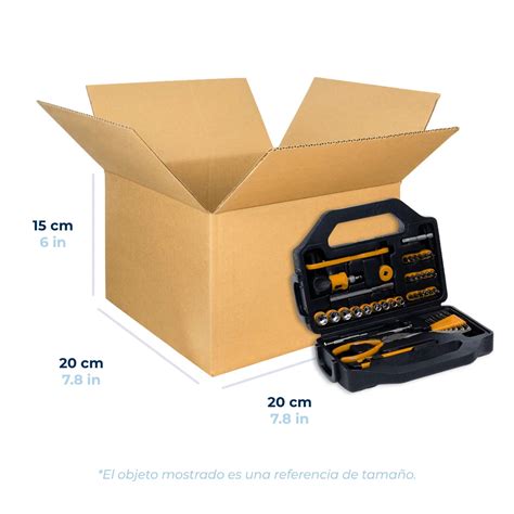 Cajas de Cartón Para Envíos - 20 x 20 x 15 cm | Paquete de 25 Cajas ...
