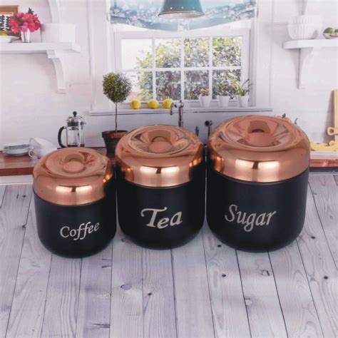 Buy DARAZ Tea Sugar and Coffee Container set of 3 | Kitchen Counter Top ...
