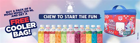 Free Mogu Mogu Cooler Bag with 320ml Pack of 6 | Limited Edition