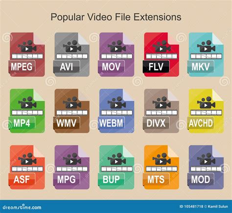 Image result for Video File Extensions